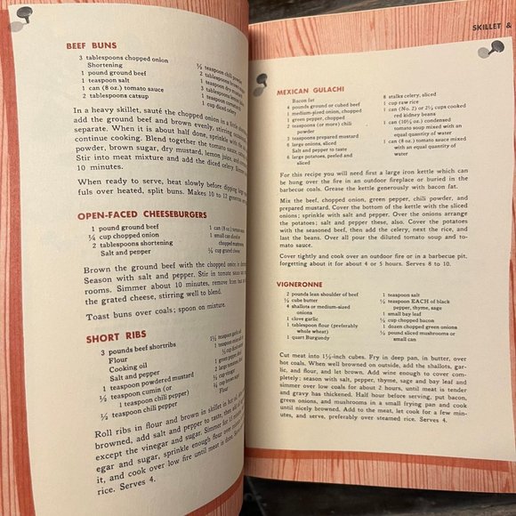 Vintage 1950s Sunset Barbecue Cook Book 251 Tested Recipes 37 Souces and Marinad - Picture 7 of 9